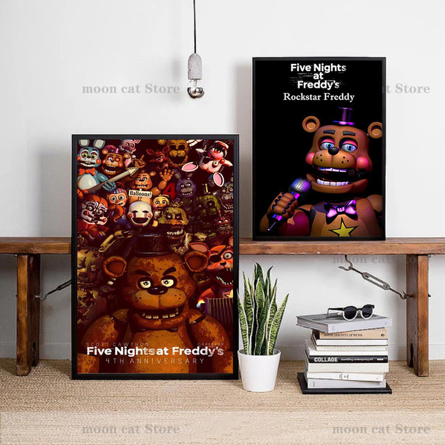 FNAF-Ultimate Group Personagens Cartaz, Pintura em tela, Impressões HD,  Arte da Parede, imagens, Casa, Sala, Decoração do Clube, Presente, Jogo de  Horror - AliExpress